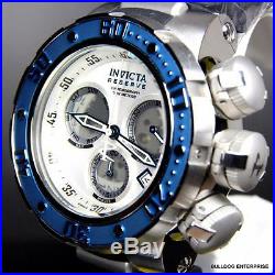 Invicta Reserve Subaqua Sea Dragon Swiss Made Blue White Chrono 52mm Watch New