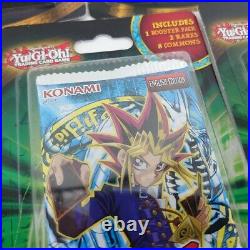 Lot of (5) Yugioh Legend of Blue Eyes White Dragon Blister Booster Packs + Cards