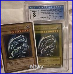 Mid-Heavy Faded Sdk-001 Blue Eyes White Dragon CGC 8