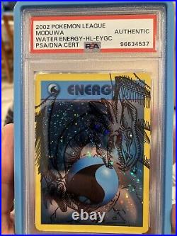 Moduwa Yu-Gi-Oh! Blue Eyes White Dragon Auto Sketch Water Energy Holo Pokemon