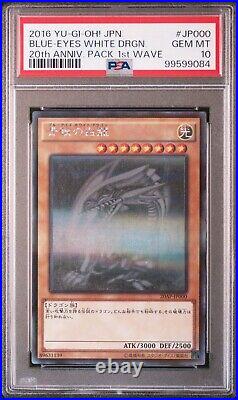 PSA 10 BLUE EYES WHITE DRAGON 20AP-JP000 GHOST from Japan