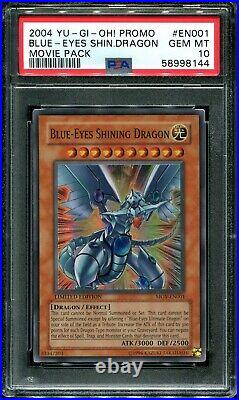 PSA 10 Blue-Eyes Shining Dragon Promo Movie Pack 2004 Yu-Gi-Oh! #EN001