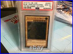 PSA 10 YuGiOh Blue Eyes White Dragon YSKR-EN001 Ultimate Rare Unl. GEM MINT