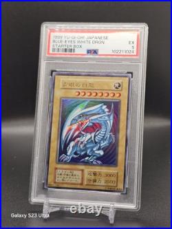 PSA 5 Yu-Gi-Oh! 1999 Blue-Eyes White Dragon Starter Box EX PSA 5 Yu-Gi-Oh! 1999 Blue-Eyes White Dragon Starter Box EX