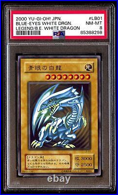 PSA 8 Blue Eyes White Dragon LB-01 Legend Of Blue Eyes White Dragon Japanese