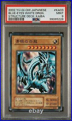 PSA 9 Blue-Eyes White Dragon KA-03 YuGiOh! Structure Deck Kaiba