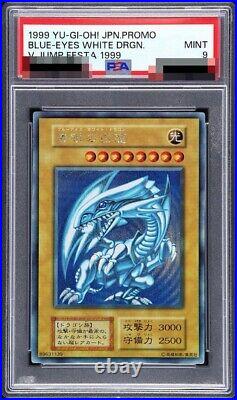 PSA 9 YU-GI-OH! PROMO V JUMP FESTA 1999 BLUE-EYES WHITE DRAGON Japanese