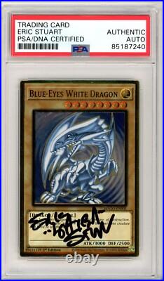 PSA Eric Stuart Blue-Eyes White Dragon MAGO-EN001 Maximum Gold 1st Edition PSA Eric Stuart Blue-Eyes White Dragon MAGO-EN001 Maximum Gold 1st Edition