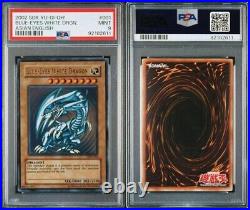 PSA10 2002 Yugioh SDK-001 Blue-Eyes White Dragon Ultra Rare Unlimited