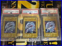 PSA10 BLUE-EYES WHITE DRAGON Yu-Gi-Oh! 25th Anniversary Kaiba set of 3 Japanese