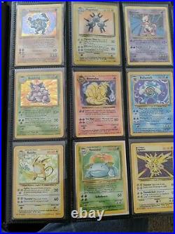 Pokemon holo binder collection 1st edition, shadowless, error cards, banned card