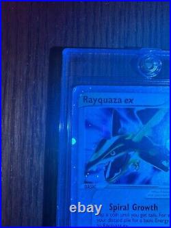 Rayquaza ex 97/97 EX Dragon Holo Ultra Rare Vintage Pokemon Card (2003)