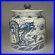 VTG-Chinese-Porcelain-Dragon-Jar-Lid-Chasing-Pearl-In-Clouds-Blue-White-01-bb