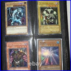 Vintage Yugioh Binder Collection blue eyes white dragon, exodia, dark magician