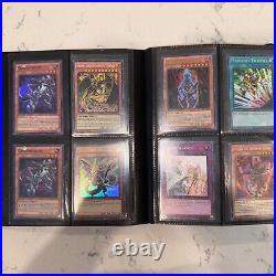 Vintage Yugioh Binder Collection blue eyes white dragon, exodia, dark magician