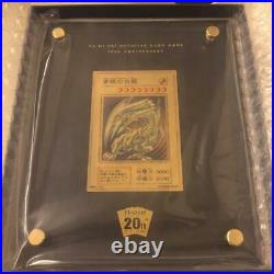 YU-GI-OH! Card Made of pure gold Blue-Eyes White Dragon 20th ANNIV GOLD EDITION