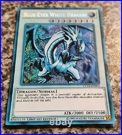 YUGIOH Error! Misprint Blue-Eyes White Dragon CT14-EN002 Secret Rare Limited