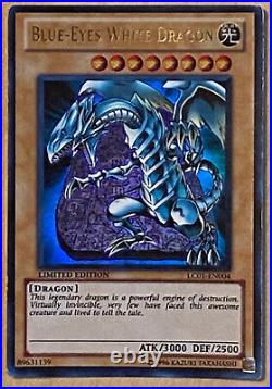 Yu-Gi-Oh! 1996 Blue-Eyes White Dragon Holo LC01-EN004 TCG Card