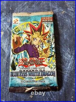 Yu-Gi-Oh! 1st Edition Legend of Blue Eyes White Dragon Booster Pack English Euro