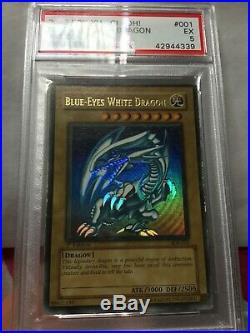 Yu-Gi-Oh! 2002 Kaiba Blue Eyes White Dragon SDK-001 1st Edition PSA 5