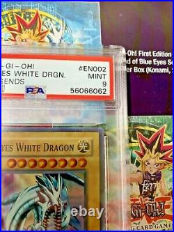 Yu-Gi-Oh! 2008 Blue-Eyes White Dragon Dark Legends DLG1-EN002 PSA 9 POP 9