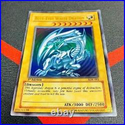 Yu-Gi-Oh! Blue-Eye White Dragon SDK-001 1st Edition Ultra Rare Asian English EX