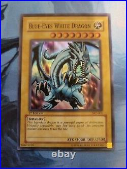 Yu-Gi-Oh Blue Eyes White Dragon 1st Edition SKE-001 NEAR MINT