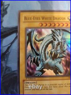 Yu-Gi-Oh Blue Eyes White Dragon 1st Edition SKE-001 NEAR MINT