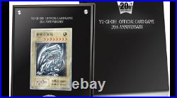 Yu Gi Oh Blue-Eyes White Dragon 20th Anniversary Silver Edition with certificate