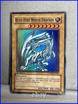 Yu-Gi-Oh! Blue-Eyes White Dragon DPKB-EN001 Super Rare 1st Edition NM 1996