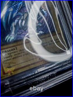 Yu-Gi-Oh! Blue-Eyes White Dragon Error/Bleed BGS 8 NM-MT SDK-001 Ultra
