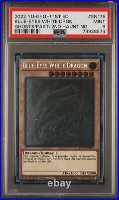 Yu-Gi-Oh! Blue-Eyes White Dragon GFP2-EN175 1st Edition Ghost Rare FRESH PSA 9