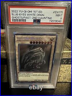 Yu-Gi-Oh! Blue-Eyes White Dragon Ghost Rare PSA 9 GFP2-EN175 MINT