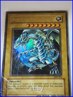 Yu-Gi-Oh Blue-Eyes White Dragon-JMP-001-Ultra Rare Holo-Sealed in Pack-1996