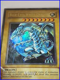 Yu-Gi-Oh Blue-Eyes White Dragon-JMP-001-Ultra Rare Holo-Sealed in Pack-1996