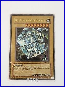 Yu-Gi-Oh Blue-Eyes White Dragon-JMP-001-Ultra Rare Holo-Sealed in Pack-1996