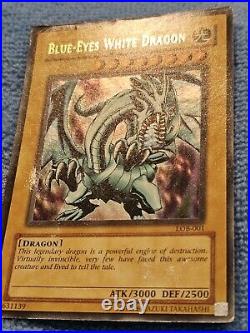 Yu-Gi-Oh! Blue-Eyes White Dragon LOB-001 Ultra Rare Original Print? 02-03