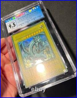 Yu-Gi-Oh! Blue-Eyes White Dragon LOB-001 Ultra Rare PSA/CGC 9.5 Gem Mint FADED