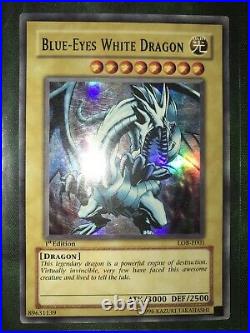Yu-Gi-Oh! Blue Eyes White Dragon Lob-E001 English 1. Edition Ultra Rare