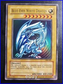 Yu-Gi-Oh! Blue Eyes White Dragon SDK-EN001 NM Ultra Rare NM Unlimited