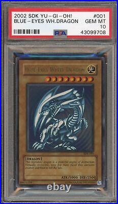 Yu-Gi-Oh! Blue-Eyes White Dragon Starter Deck Kaiba Unlim. WAVY SDK-001 PSA 10