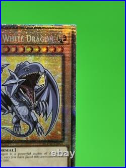 Yu-Gi-Oh Monster Mayhem Blue-Eyes White Dragon Starlight Rare BLMM-EN001 NM