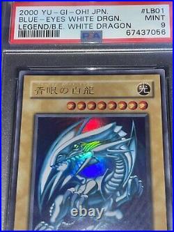 Yu-Gi-Oh! PSA 9 MINT 2000 Blue Eyes White Dragon Legend of BEWD #LB01