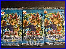 Yu-Gi-Oh (TCG) 3x Legend Of Blue Eyes White Dragon booster pack 1st Edition