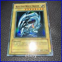 Yu-Gi-Oh! TCG Blue-Eyes White Dragon Ultra Rare Konami 1996 SDK-001 Yu-Gi-Oh! TCG Blue-Eyes White Dragon Ultra Rare Konami 1996 SDK-001
