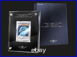 Yu-Gi-Oh TCG PLATINUM Blue Eyes White Dragon (Blanc) Masterpiece SILVER 666/1000