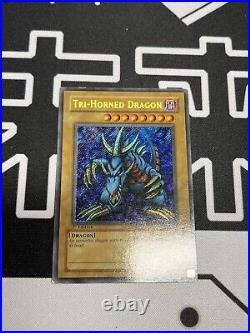 Yu-Gi-Oh! TCG Tri-Horned Dragon Legend of Blue Eyes White Dragon LOB-000 1st Ed
