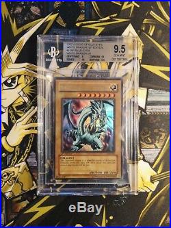 Yu-Gi-Oh! Wavy LOB-001 Blue Eyes White Dragon 1st Edition Gem Mint BGS 9.5/PSA10