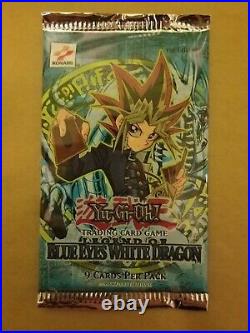 Yu-gi-oh! 1st Blue Eyes White Dragon LOB Booster PACK -NEW SEAL Mint- ENG US
