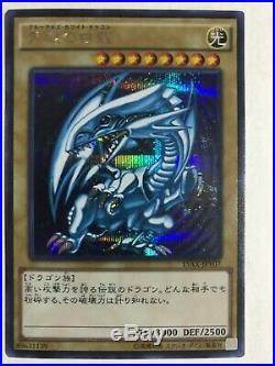 YuGiOh 15AX-JPY07 Secret Rare Blue Eyes White Dragon Japanese DDS-001 LOB-001